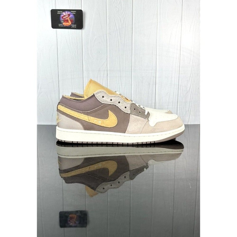 Size 10.5 Nike Air Jordan 1 Low SE Craft Inside Out Taupe Haze Purple DN1635-200